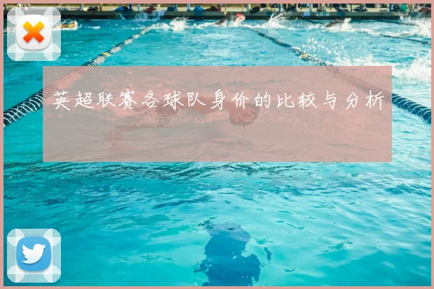 英超联赛各球队身价的比较与分析